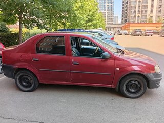 2010 Renault Logan I Рестайлинг, красный, 240000 рублей, вид 2