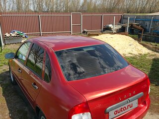 2007 Lada (ВАЗ) Kalina I, красный, 350000 рублей, вид 2