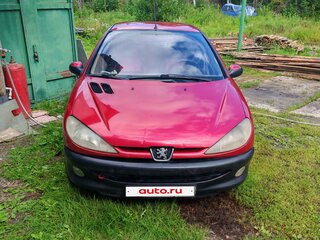 2002 Peugeot 206, красный, 150000 рублей, вид 2