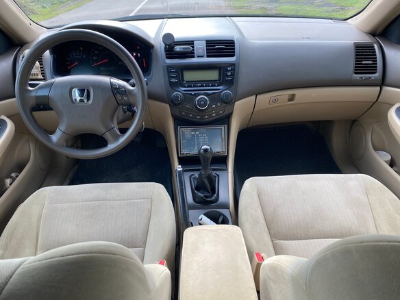 2003 Honda Accord US Market VII, чёрный, 650000 рублей - вид 10