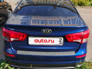 2016 Kia Rio III Рестайлинг, синий, 1330000 рублей, вид 4