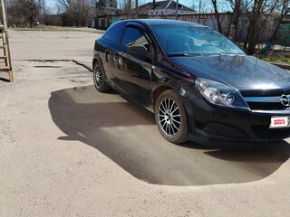 2009 Opel Astra GTC H Рестайлинг, чёрный, 500000 рублей, вид 2