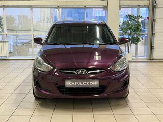 2011 Hyundai Solaris I, фиолетовый, 670000 рублей, вид 3