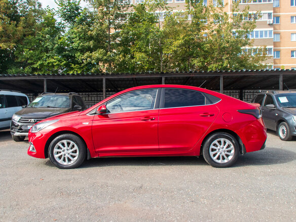 2018 Hyundai Solaris II, красный - вид 3