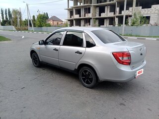2013 Lada (ВАЗ) Granta I, серебристый, 410000 рублей, вид 5