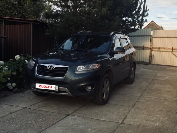 2011 Hyundai Santa Fe II Рестайлинг, серый, 1150000 рублей - вид 1