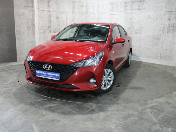 2020 Hyundai Solaris II Рестайлинг, красный