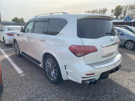 2015 Infiniti QX80 I Рестайлинг, белый, 2170000 рублей, вид 4