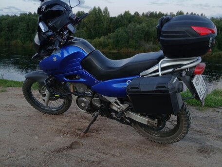 1999 Suzuki XF 650 Freewind, синий, 300000 рублей, вид 2