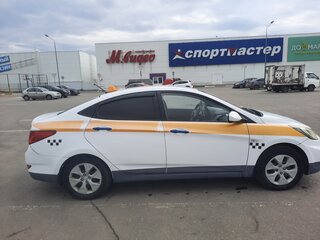 2014 Hyundai Solaris I, синий, 510000 рублей, вид 2