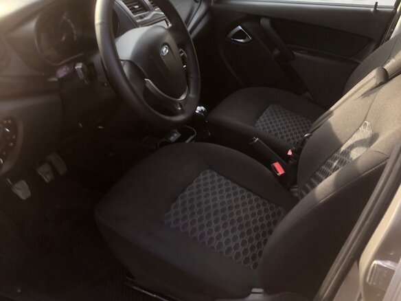 2020 Lada (ВАЗ) Granta I Рестайлинг, серый, 550000 рублей - вид 9
