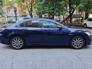 2012 Mazda 6 II (GH) Рестайлинг, синий, 950000 рублей, вид 4