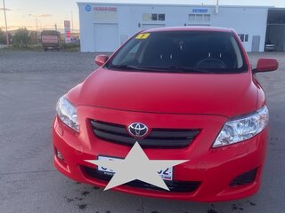 2008 Toyota Corolla Axio X (E140, E150) Рестайлинг, красный, 710000 рублей, вид 1
