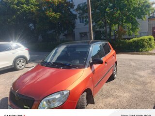 2009 Skoda Fabia II, красный, 450000 рублей, вид 1