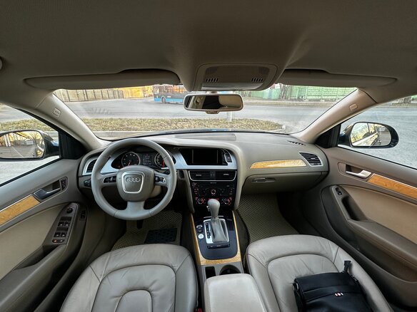 2008 Audi A4 IV (B8), чёрный, 480000 рублей - вид 1