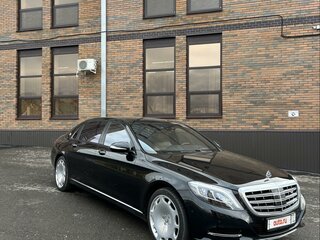 2016 Mercedes-Benz Maybach S-Класс 500 I (X222), чёрный, 3850000 рублей, вид 4