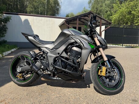 2014 Kawasaki Z 1000, зелёный, 800000 рублей, вид 1