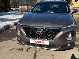 2019 Hyundai Santa Fe IV, бежевый, 3160000 рублей, вид 2