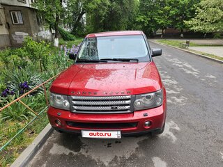 2007 Land Rover Range Rover Sport Supercharged I, красный, 1350000 рублей, вид 1