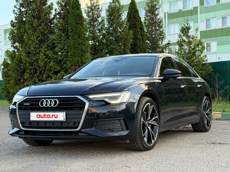 2021 Audi A6 45 TFSI V (C8), синий, 2850000 рублей, вид 2