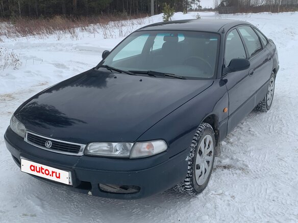 1997 Mazda 626 IV (GE), синий, 250000 рублей