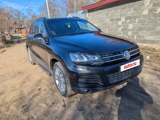 2012 Volkswagen Touareg II, чёрный, 2200000 рублей, вид 2
