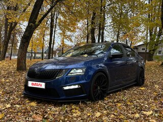 2018 Skoda Octavia III (A7) Рестайлинг, синий, 2400000 рублей, вид 3