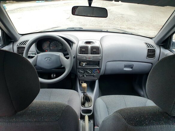 2008 Hyundai Accent ТагАЗ II, чёрный, 495000 рублей - вид 14