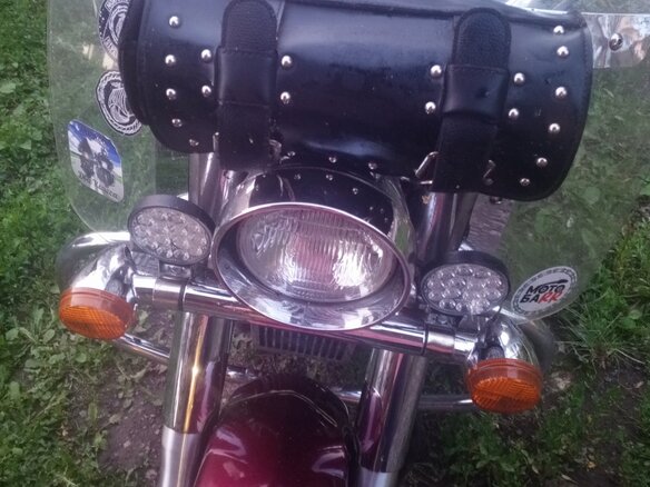 2004 Honda Shadow 750, пурпурный, 450000 рублей - вид 6