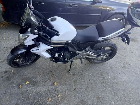 2012 Kawasaki ER-6N, белый, 444000 рублей, вид 2