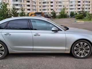 2014 Audi A6 IV (C7), серебристый, 1500000 рублей, вид 2