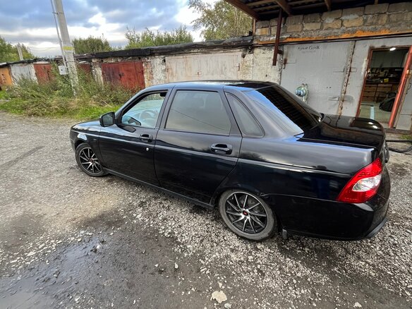 2011 Lada (ВАЗ) Priora I, чёрный - вид 11