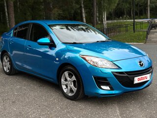 2010 Mazda 3 II (BL), голубой, 1100000 рублей, вид 2