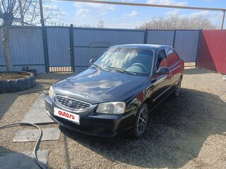 2005 Hyundai Accent ТагАЗ II, чёрный, 305000 рублей, вид 1