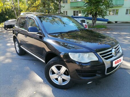 2008 Volkswagen Touareg I Рестайлинг, чёрный, 880000 рублей, вид 5