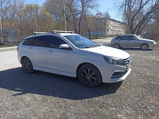 2019 Lada (ВАЗ) Vesta SW I, белый, 1050000 рублей, вид 2