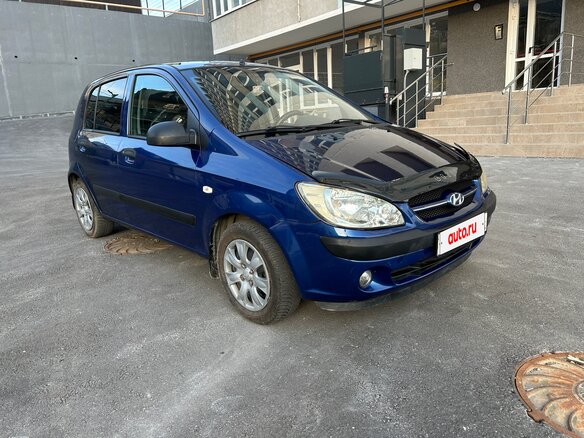 2007 Hyundai Getz I Рестайлинг, синий, 550000 рублей - вид 1