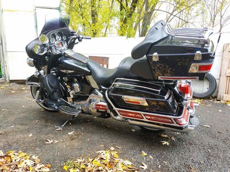 2005 Harley-Davidson Electra Glide, чёрный, 750000 рублей, вид 3