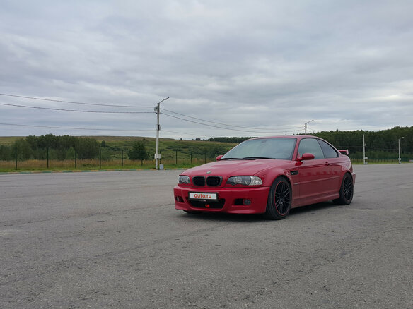 2002 BMW M3 III (E46), красный - вид 3