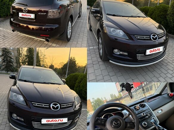 2008 Mazda CX-7 I, пурпурный, 1240000 рублей - вид 7