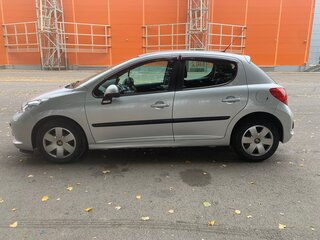 2009 Peugeot 207 I Рестайлинг, серебристый, 360000 рублей, вид 4