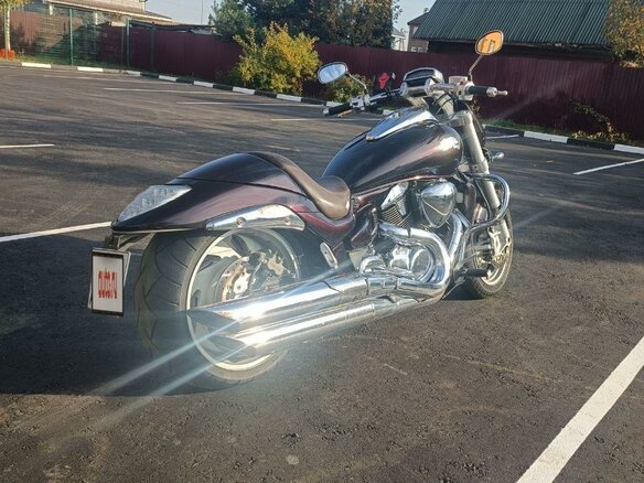 2009 Suzuki Intruder M1800R, пурпурный, 900000 рублей