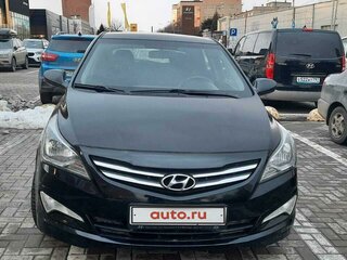 2014 Hyundai Solaris I Рестайлинг, чёрный, 900000 рублей, вид 2