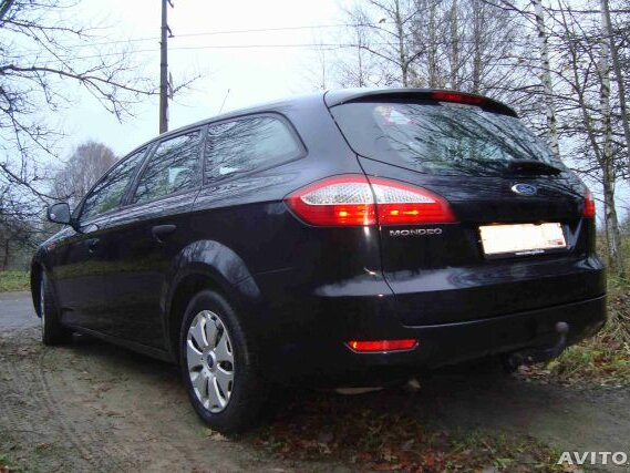 2007 Ford Mondeo IV, чёрный - вид 2