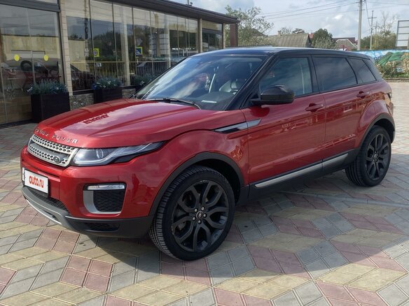 2015 Land Rover Range Rover Evoque 9-speed I, красный, 2500000 рублей