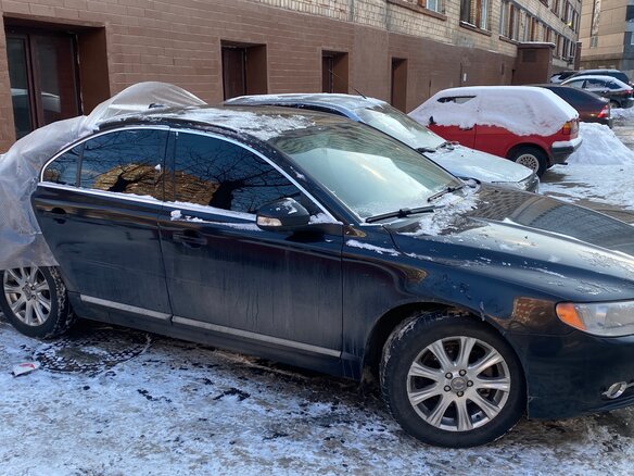 2010 Volvo S80 II Рестайлинг, чёрный - вид 5