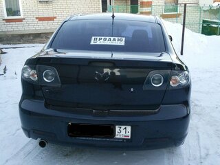 2007 Mazda 3 I (BK) Рестайлинг, чёрный, 420000 рублей, вид 1