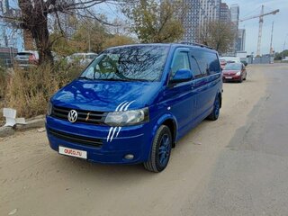 2011 Volkswagen Transporter T5 Рестайлинг, синий, 1790000 рублей, вид 2