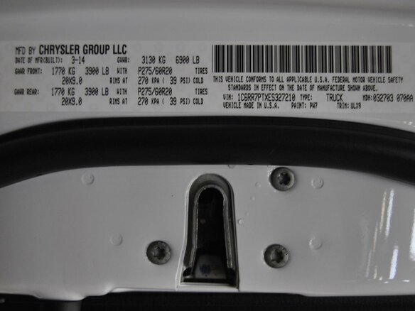 2014 Dodge RAM IV (DS/DJ), белый - вид 27