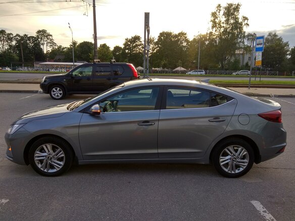 2019 Hyundai Elantra VI (AD) Рестайлинг, серый - вид 5
